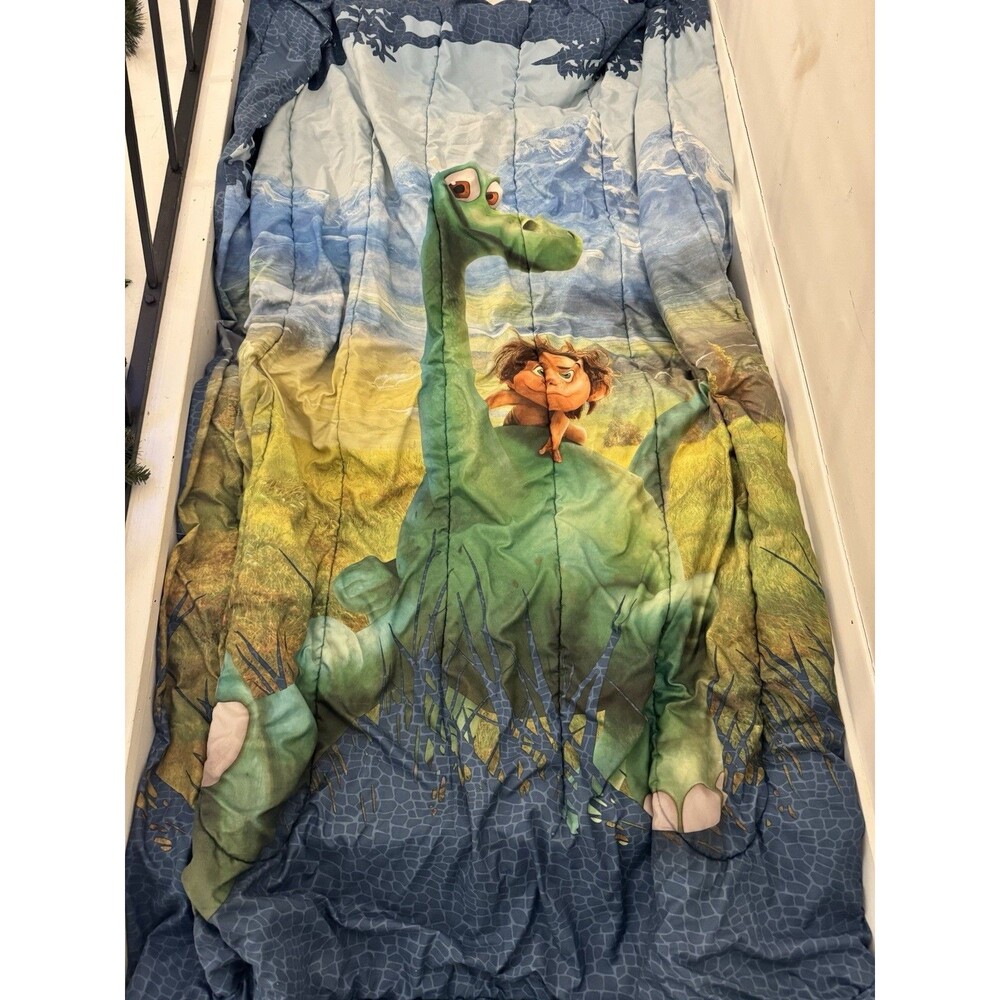 Disney Pixar The Good Dinosaur Twin Comforter Sheet Pillowcase Arlo Rex 65x84”